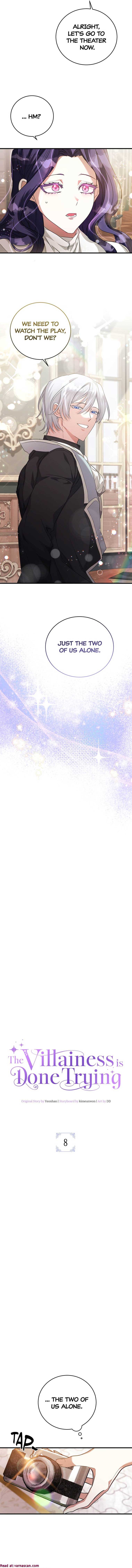 The Villainess Is Done Trying Chapter 8 - Page 2