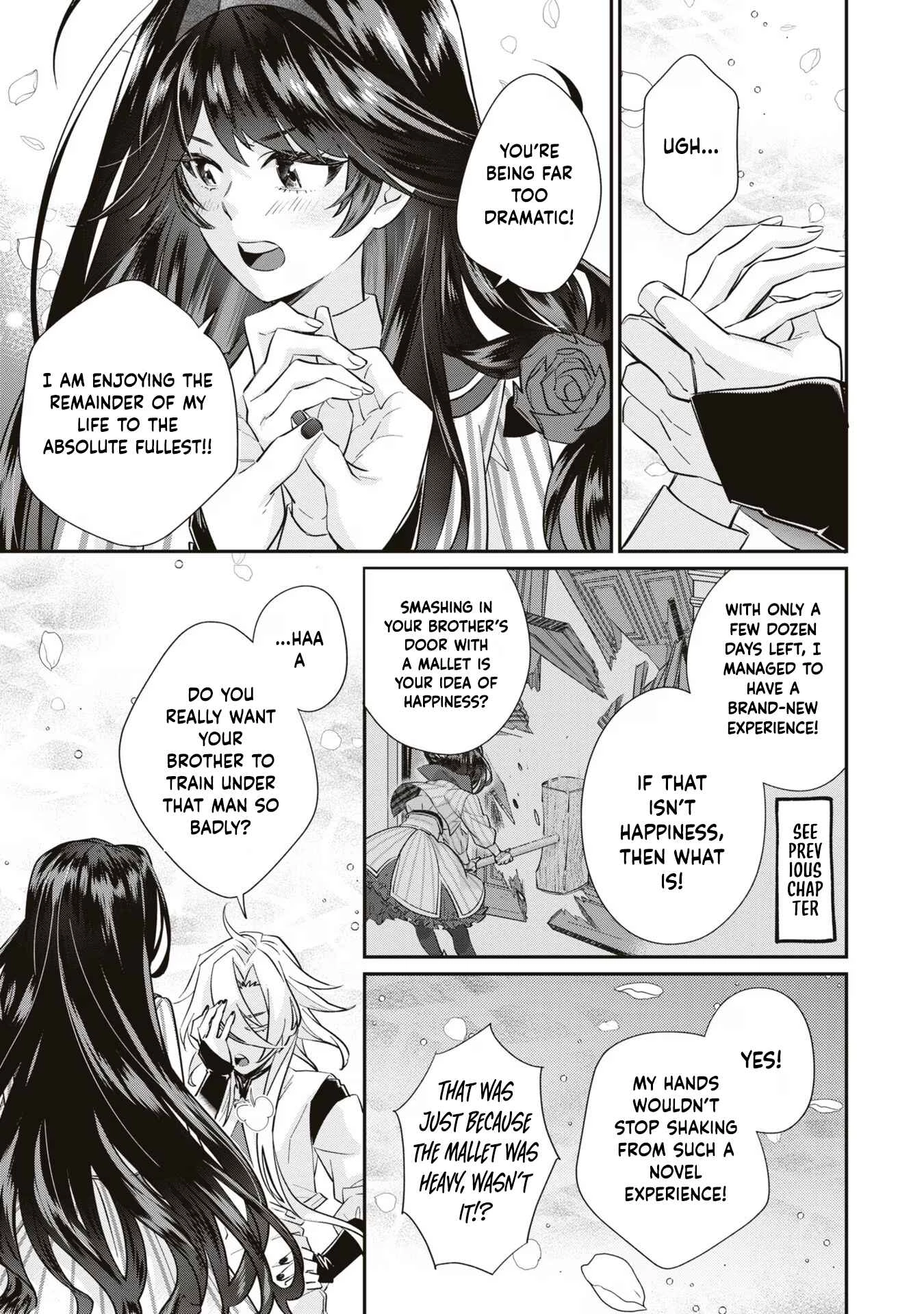 The Villainess Who Will Die in 100 Days Is Enjoying Every Day to the Fullest Chapter 3 - Page 19