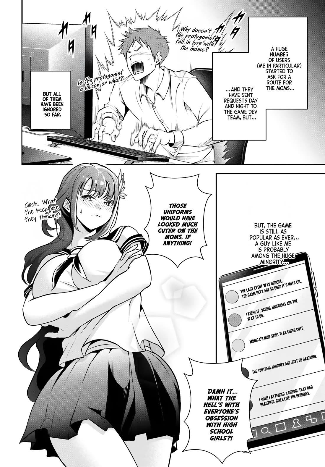 The Villainous Noble Loves Mom Heroines Too Much ~Becoming The Strongest With Sincere Effort To Save Misfortunate Fave Chars~ Chapter 1 - Page 12