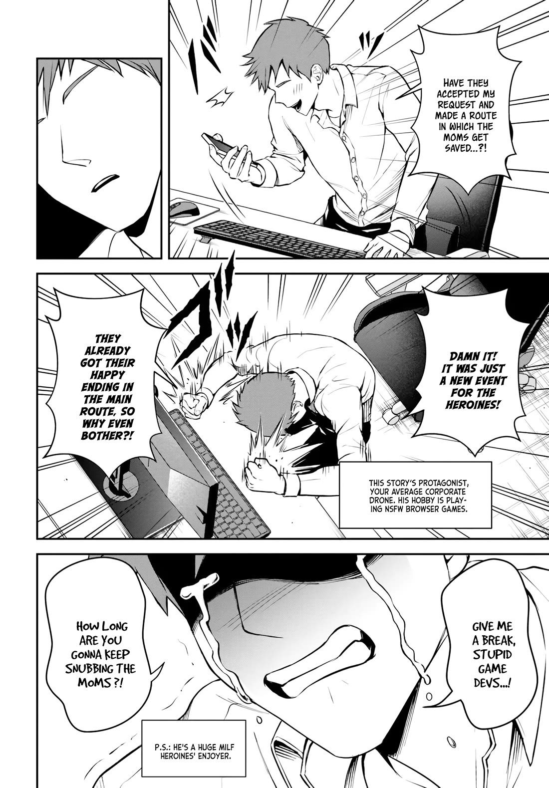 The Villainous Noble Loves Mom Heroines Too Much ~Becoming The Strongest With Sincere Effort To Save Misfortunate Fave Chars~ Chapter 1 - Page 8