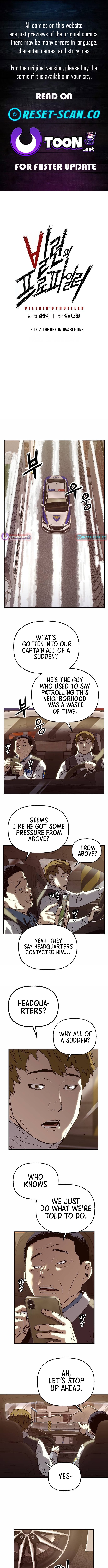 The Villain’s Profiler Chapter 7 - Page 0