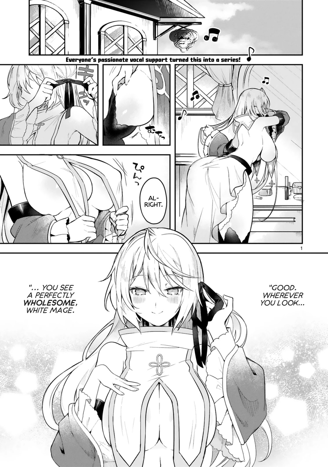 The White Mage Doesn’t Want to Raise the Hero’s Level Chapter 2 - Page 1