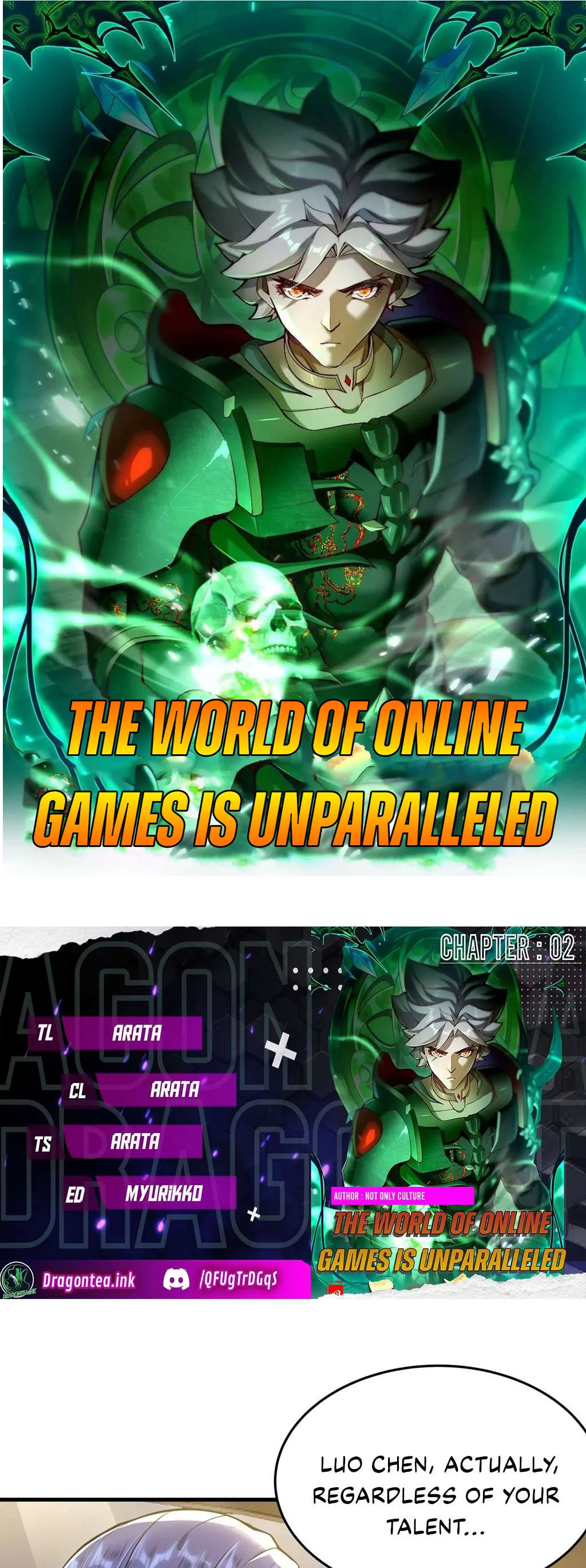 The World of Online Games Is Unparalleled Chapter 2 - Page 2