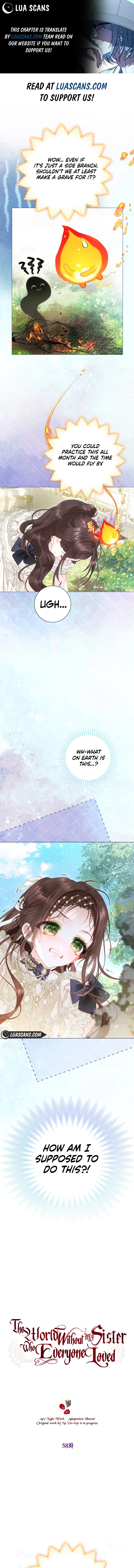 The World Without My Sister Who Everyone Loved Chapter 58 - Page 0
