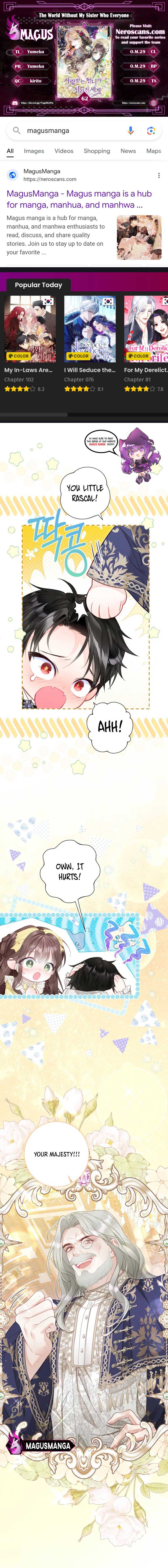 The World Without My Sister Who Everyone Loved Chapter 62 - Page 0