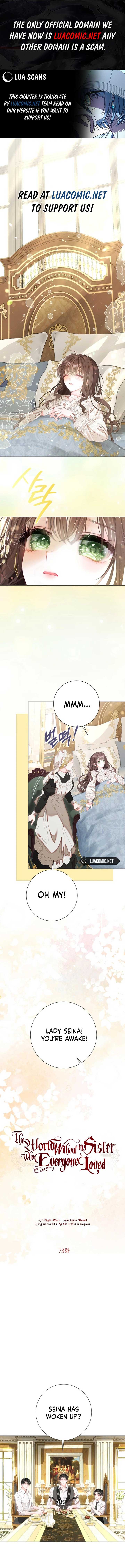 The World Without My Sister Who Everyone Loved Chapter 73 - Page 0