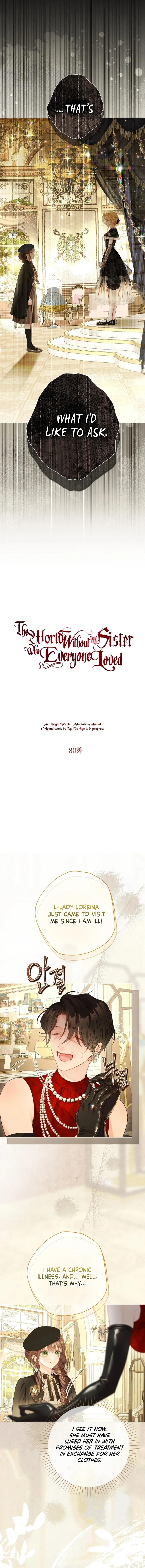 The World Without My Sister Who Everyone Loved Chapter 80 - Page 1