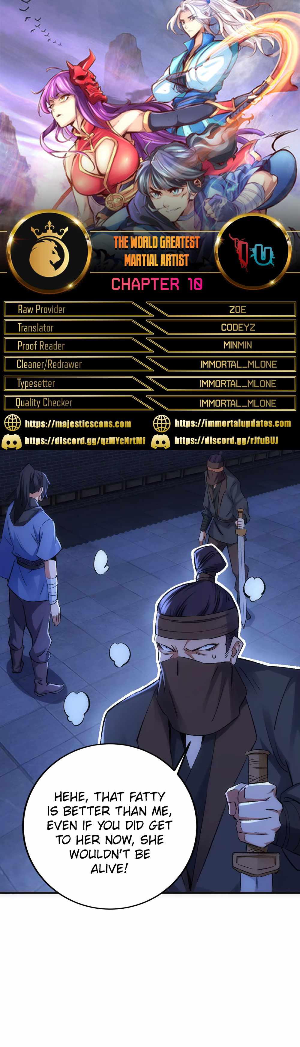 The World’s Greatest Martial Artist Chapter 10 - Page 1