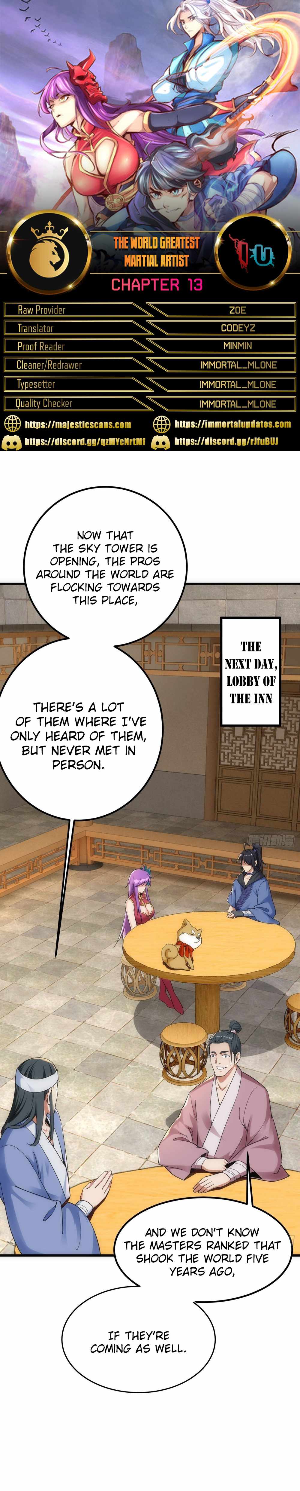 The World’s Greatest Martial Artist Chapter 13 - Page 1
