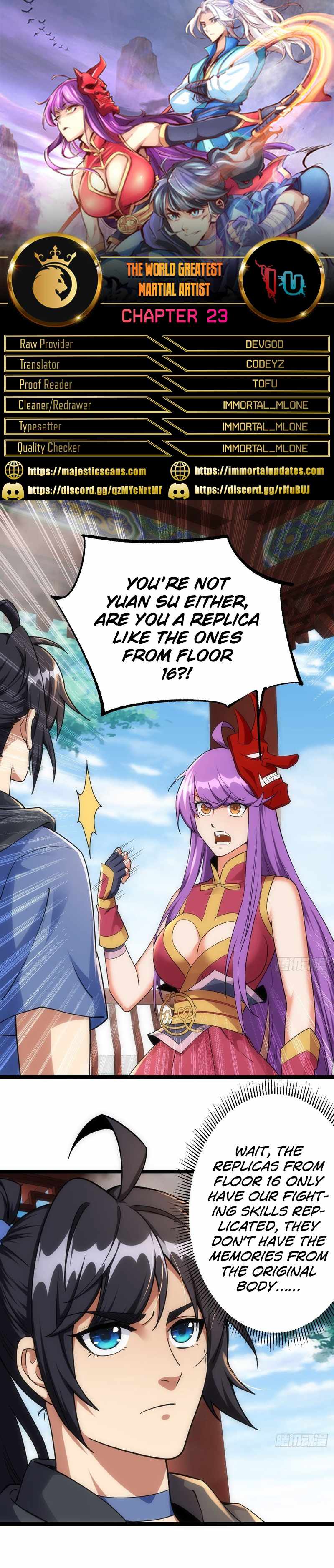 The World’s Greatest Martial Artist Chapter 23 - Page 1