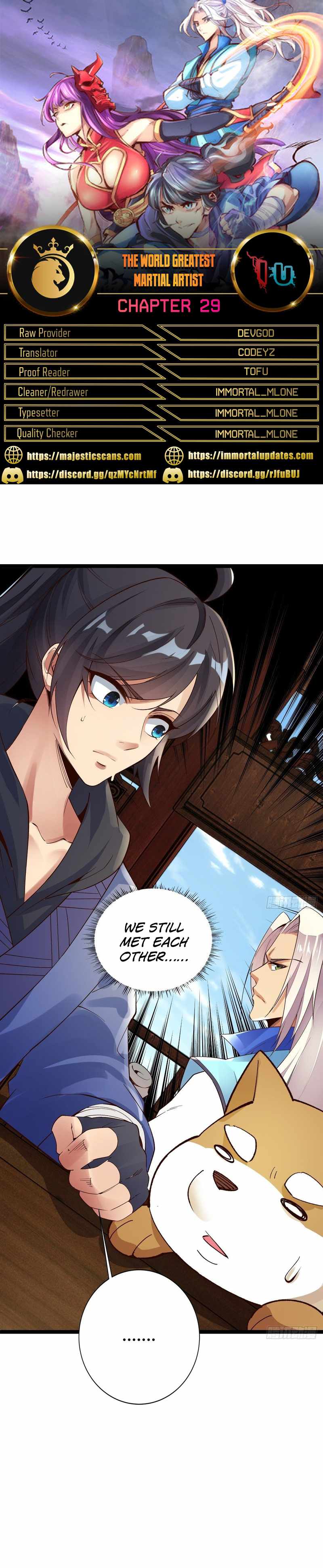 The World’s Greatest Martial Artist Chapter 29 - Page 1