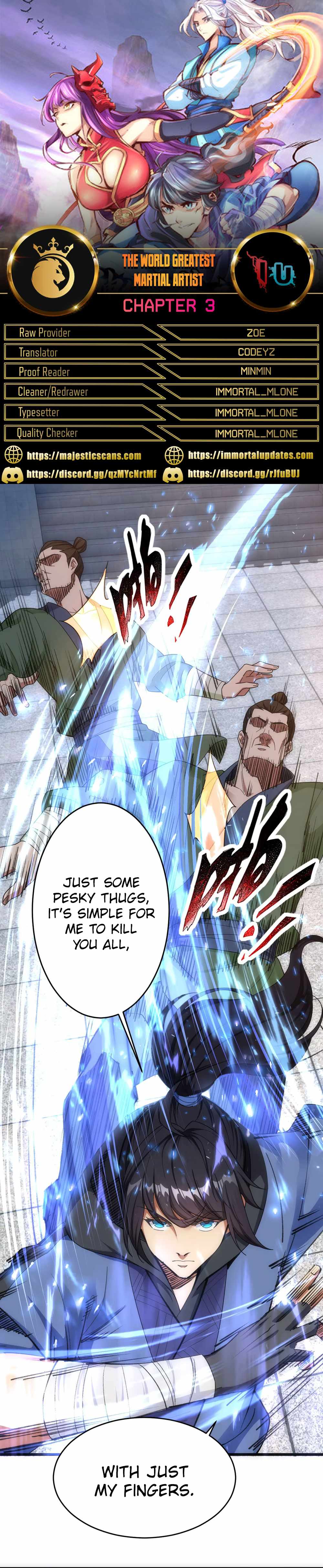 The World’s Greatest Martial Artist Chapter 3 - Page 1