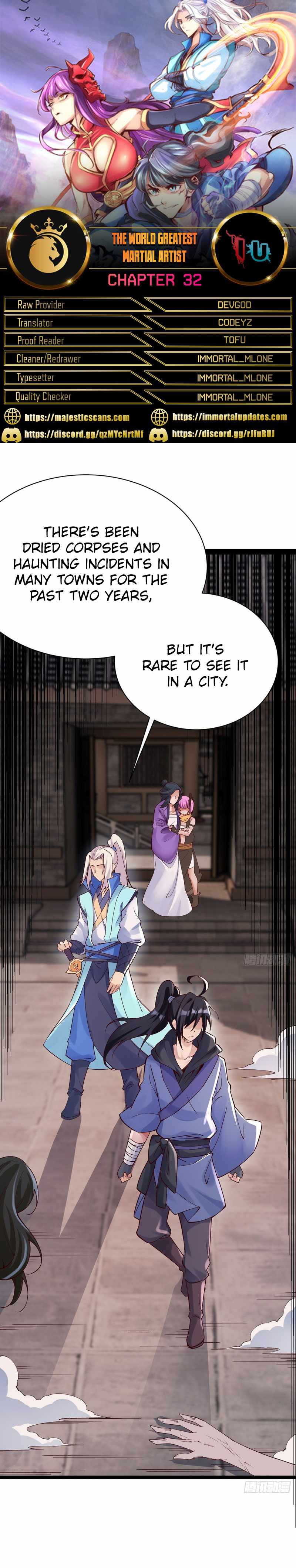The World’s Greatest Martial Artist Chapter 32 - Page 1