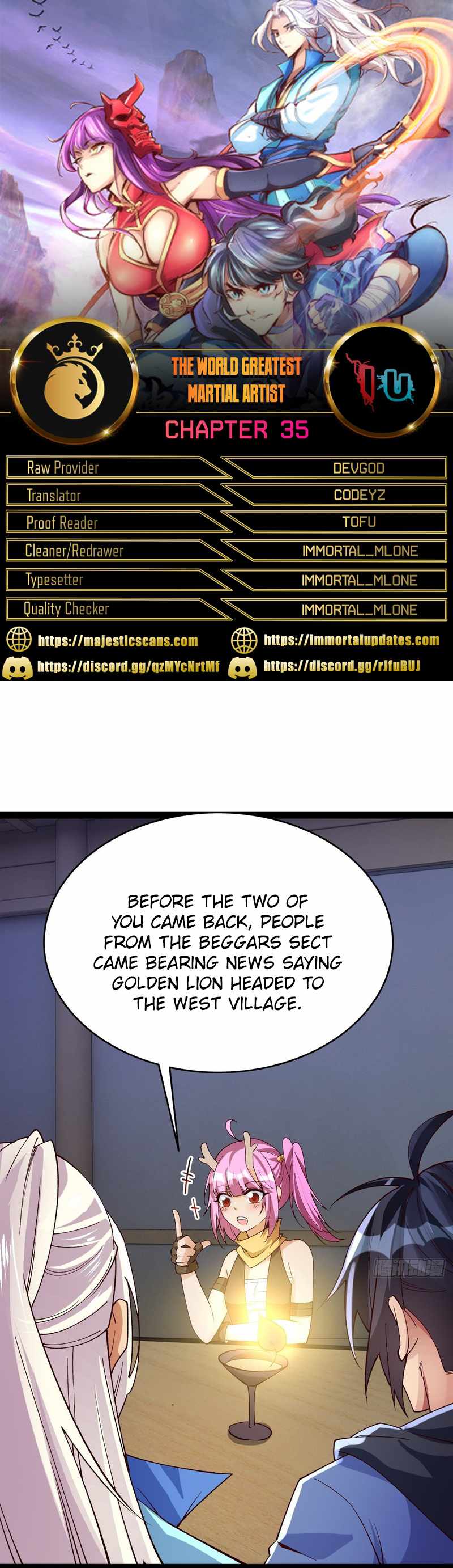 The World’s Greatest Martial Artist Chapter 35 - Page 1