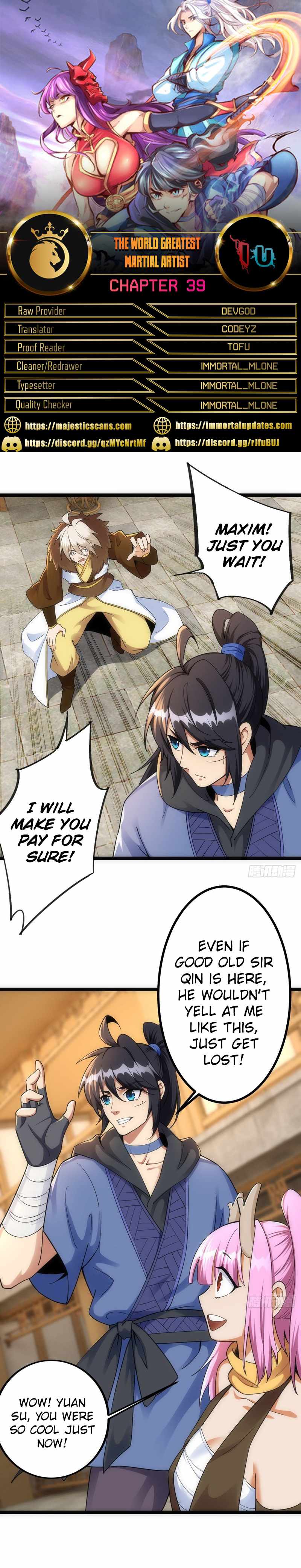 The World’s Greatest Martial Artist Chapter 39 - Page 1