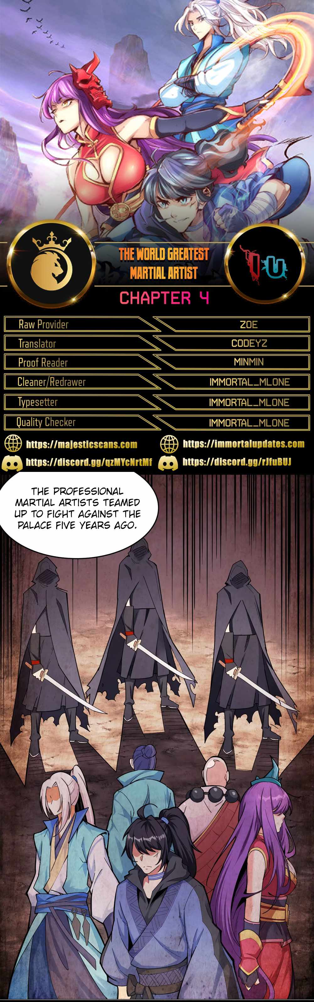 The World’s Greatest Martial Artist Chapter 4 - Page 1