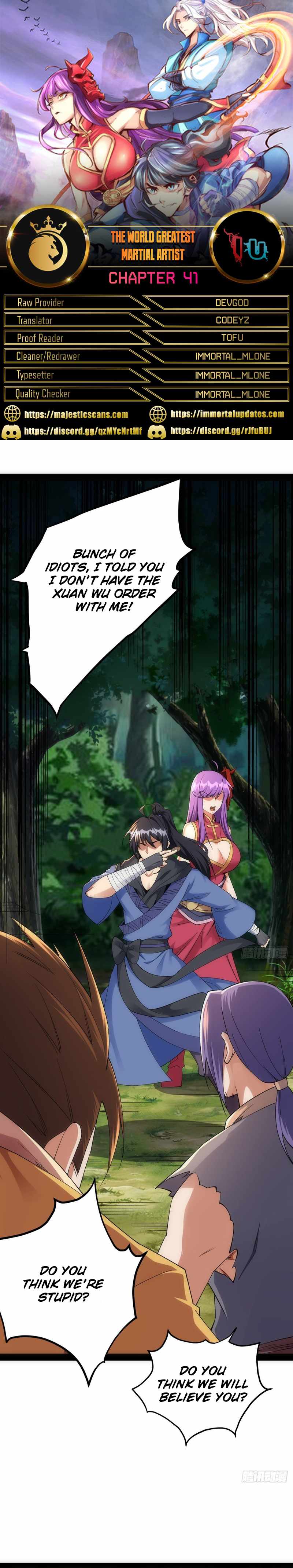 The World’s Greatest Martial Artist Chapter 41 - Page 1