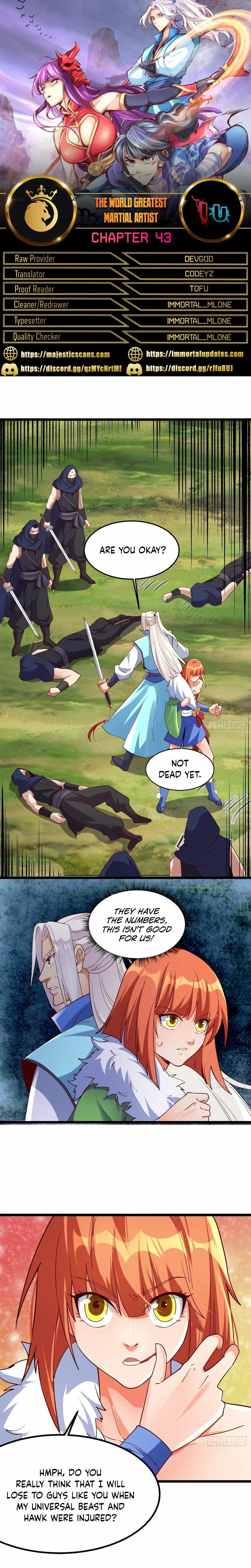 The World’s Greatest Martial Artist Chapter 43 - Page 1