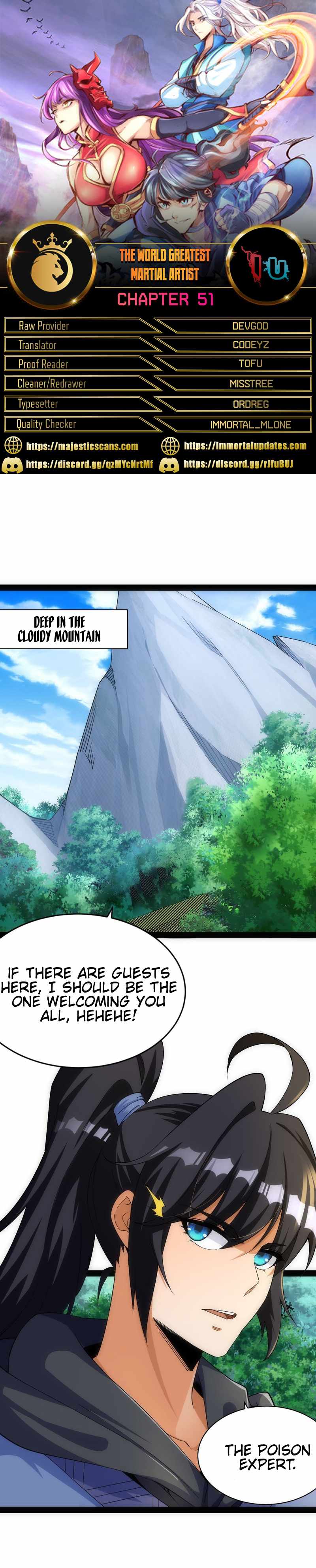 The World’s Greatest Martial Artist Chapter 51 - Page 1