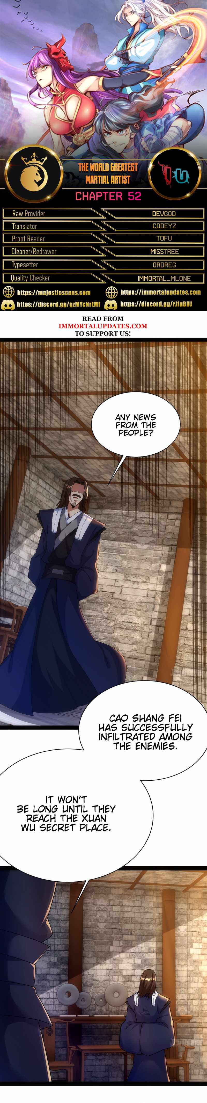 The World’s Greatest Martial Artist Chapter 52 - Page 1