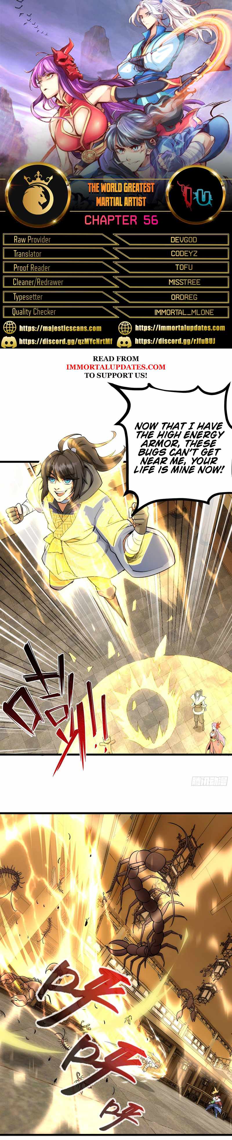 The World’s Greatest Martial Artist Chapter 56 - Page 1