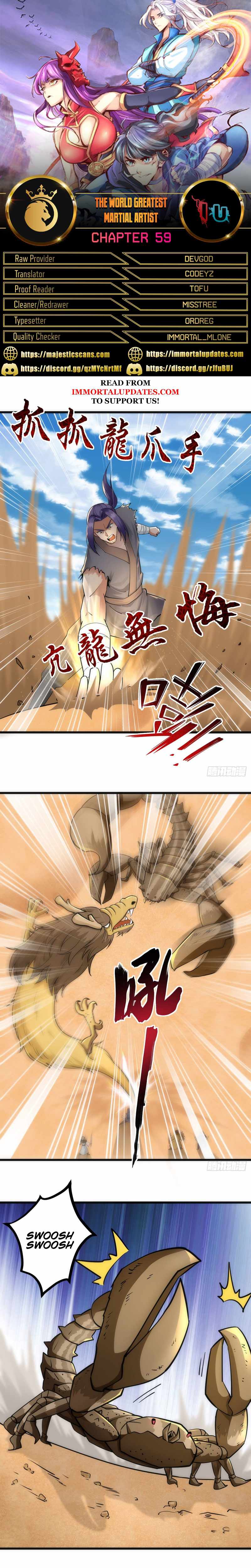 The World’s Greatest Martial Artist Chapter 59 - Page 1