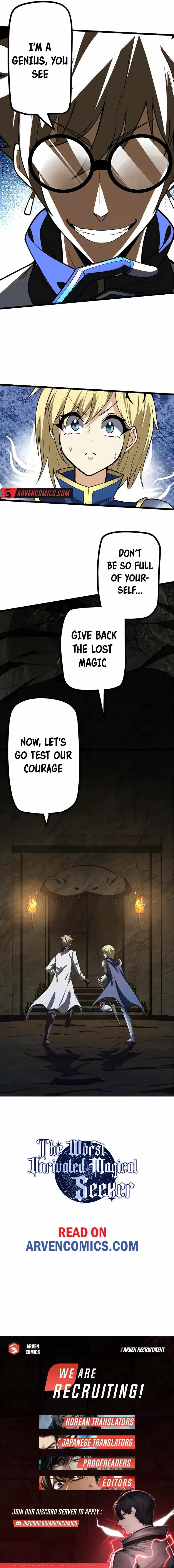 The Worst Unrivaled Magical Seeker : From Zero Mana to a Heroic Sinner through Wisdom and Forbidden Spells Chapter 21 - Page 16