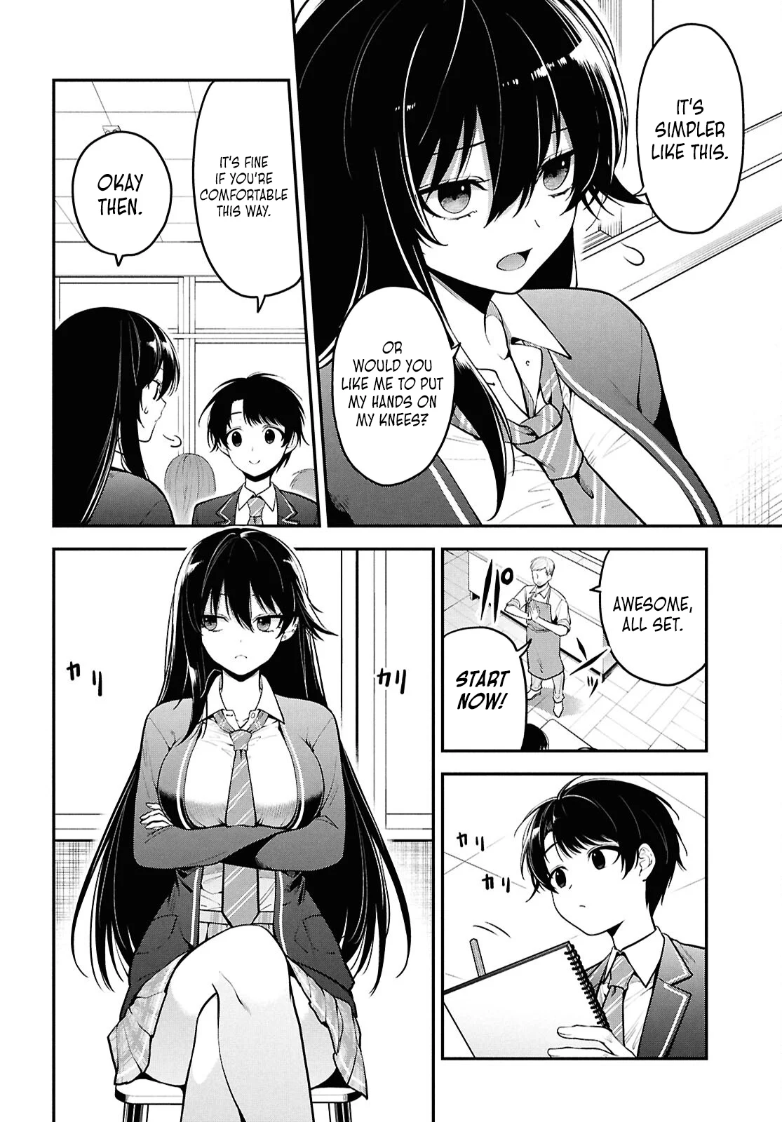 The Yankee Shimizu-san Sitting Next To Me Has Dyed Her Hair Black Chapter 1 - Page 15