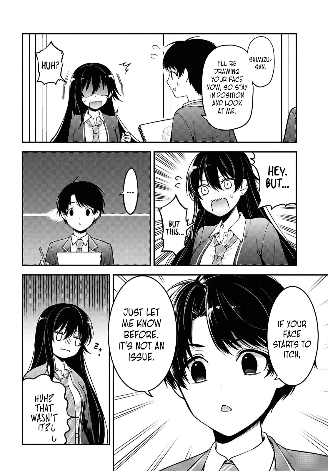 The Yankee Shimizu-san Sitting Next To Me Has Dyed Her Hair Black Chapter 1 - Page 17