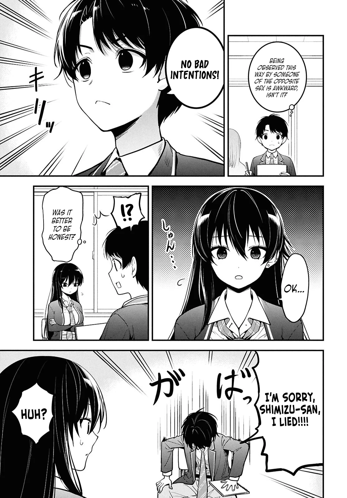 The Yankee Shimizu-san Sitting Next To Me Has Dyed Her Hair Black Chapter 1 - Page 20