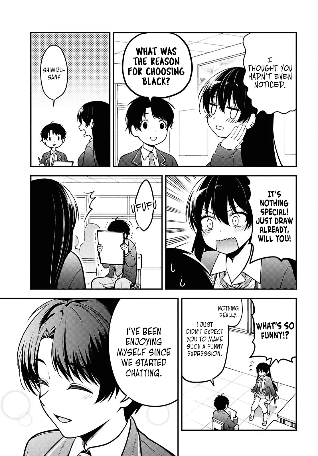 The Yankee Shimizu-san Sitting Next To Me Has Dyed Her Hair Black Chapter 1 - Page 26