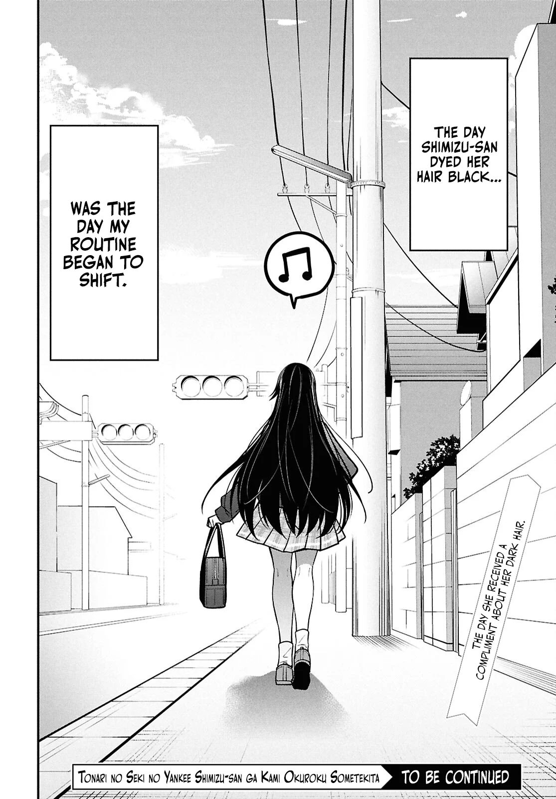The Yankee Shimizu-san Sitting Next To Me Has Dyed Her Hair Black Chapter 1 - Page 34