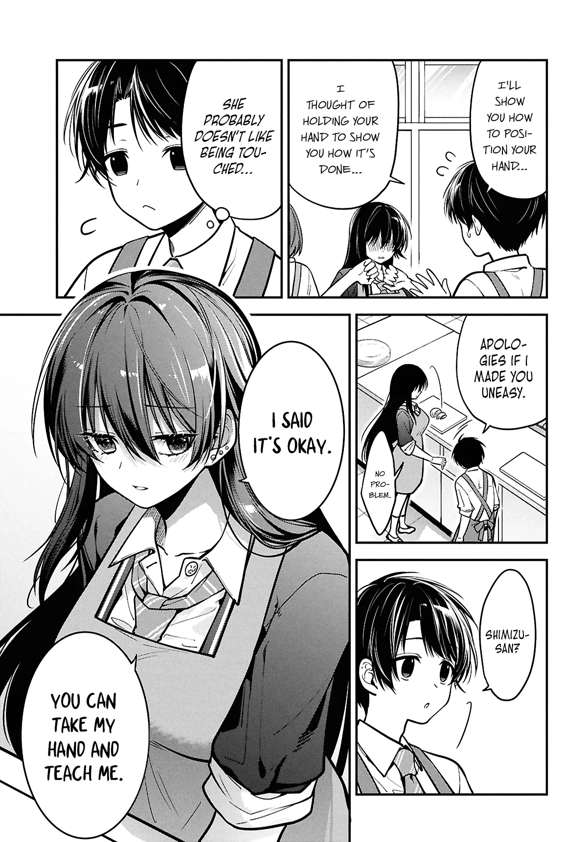 The Yankee Shimizu-san Sitting Next To Me Has Dyed Her Hair Black Chapter 2 - Page 21