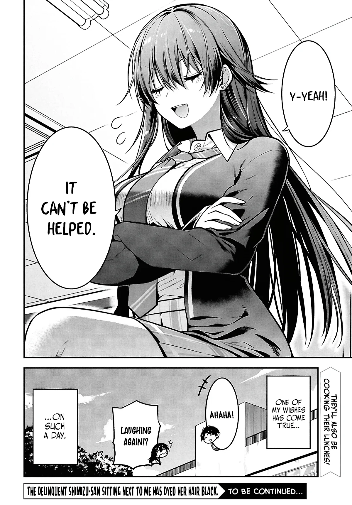 The Yankee Shimizu-san Sitting Next To Me Has Dyed Her Hair Black Chapter 2 - Page 34
