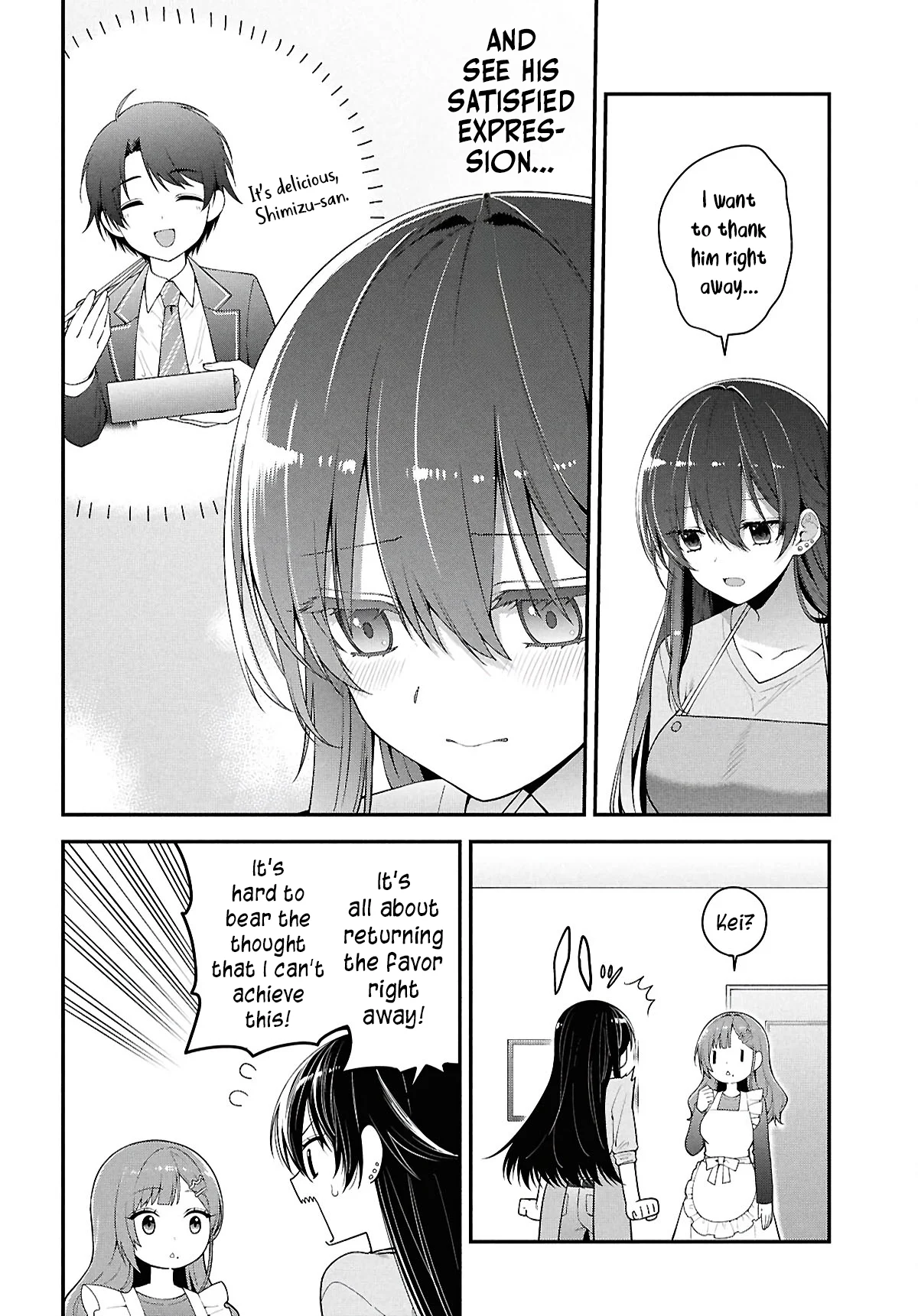 The Yankee Shimizu-san Sitting Next To Me Has Dyed Her Hair Black Chapter 3 - Page 12