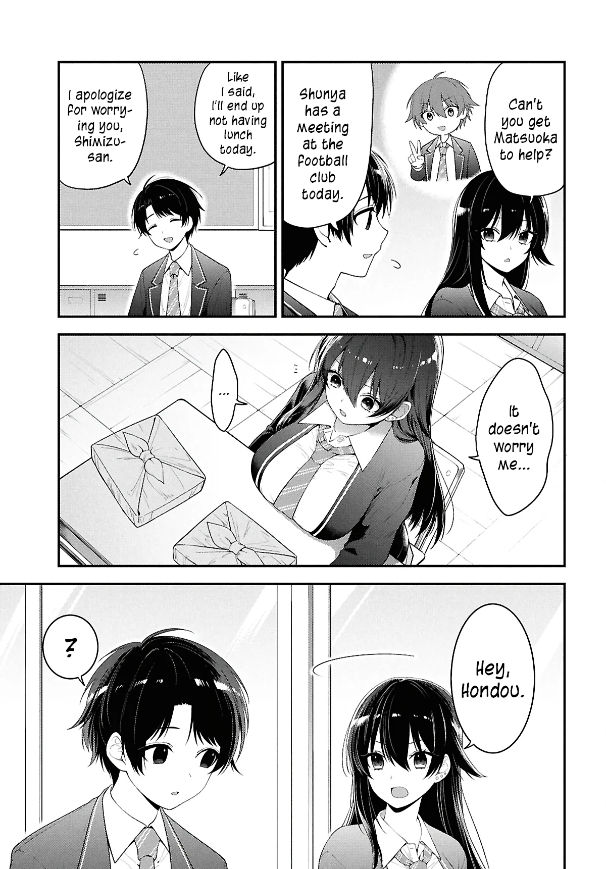 The Yankee Shimizu-san Sitting Next To Me Has Dyed Her Hair Black Chapter 3 - Page 17