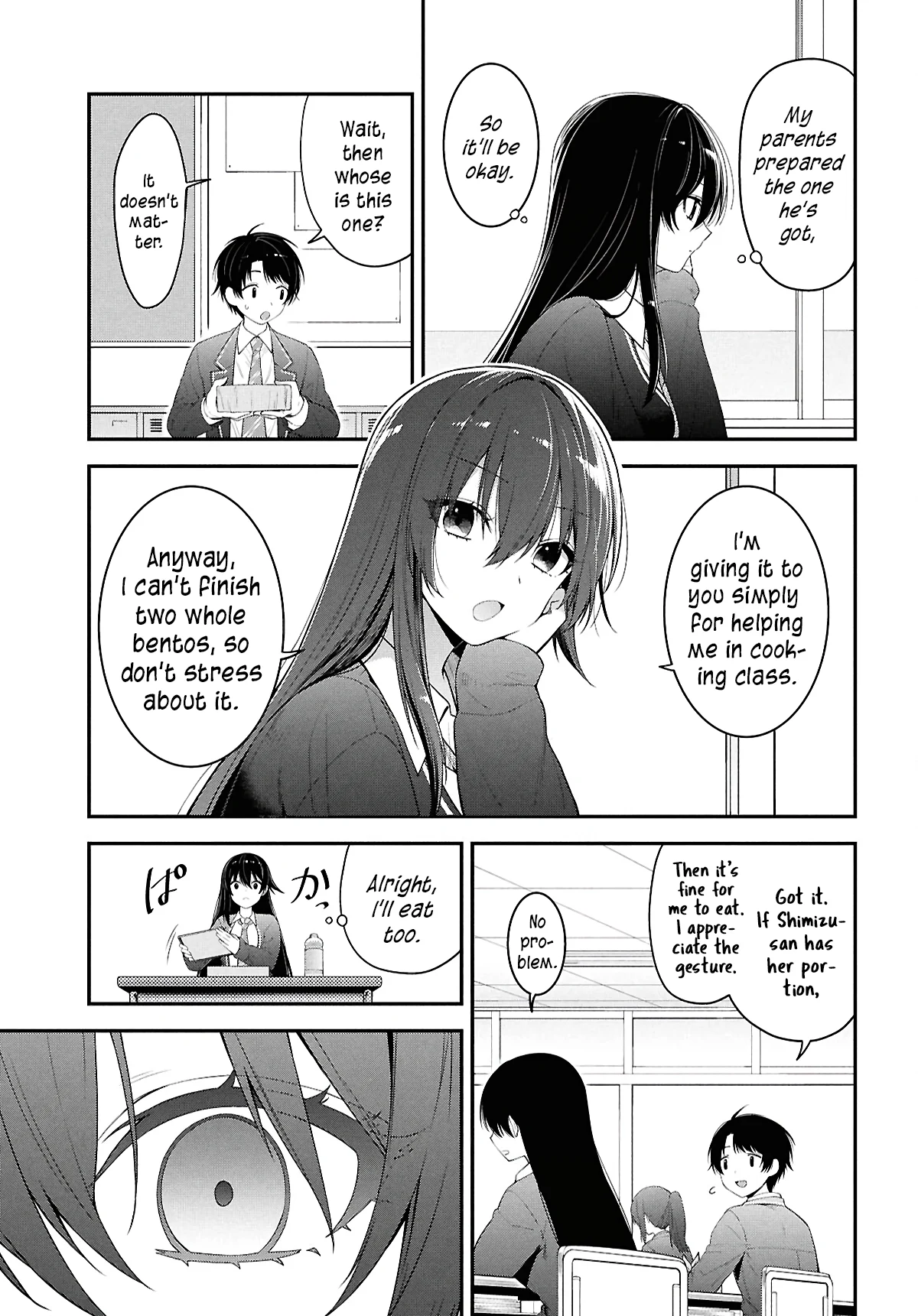 The Yankee Shimizu-san Sitting Next To Me Has Dyed Her Hair Black Chapter 3 - Page 19