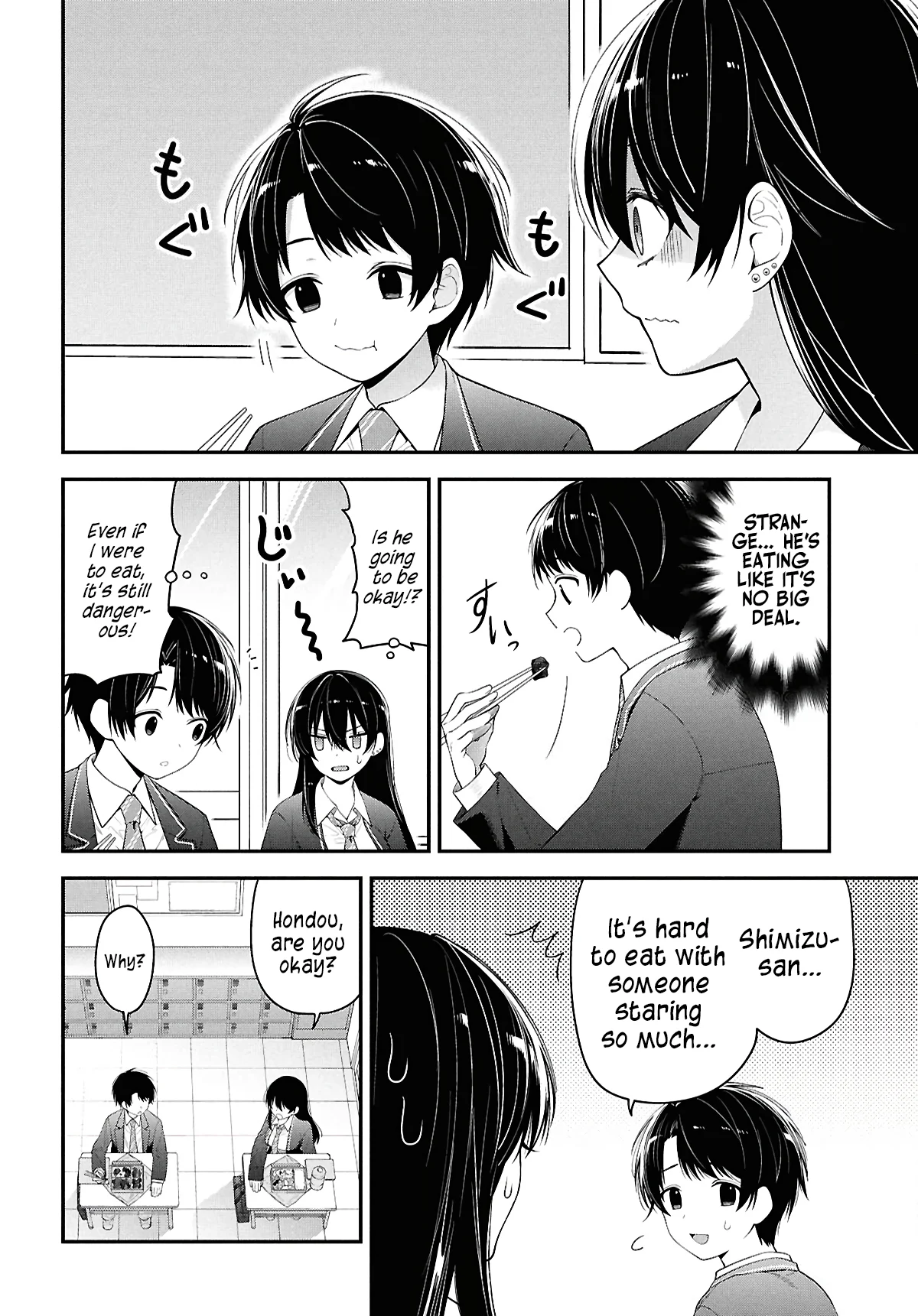 The Yankee Shimizu-san Sitting Next To Me Has Dyed Her Hair Black Chapter 3 - Page 22
