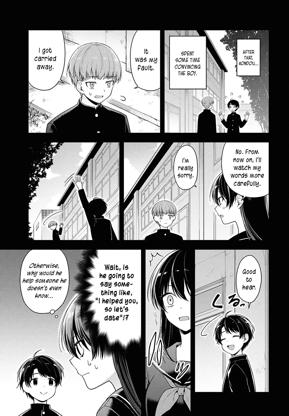 The Yankee Shimizu-san Sitting Next To Me Has Dyed Her Hair Black Chapter 4 - Page 16