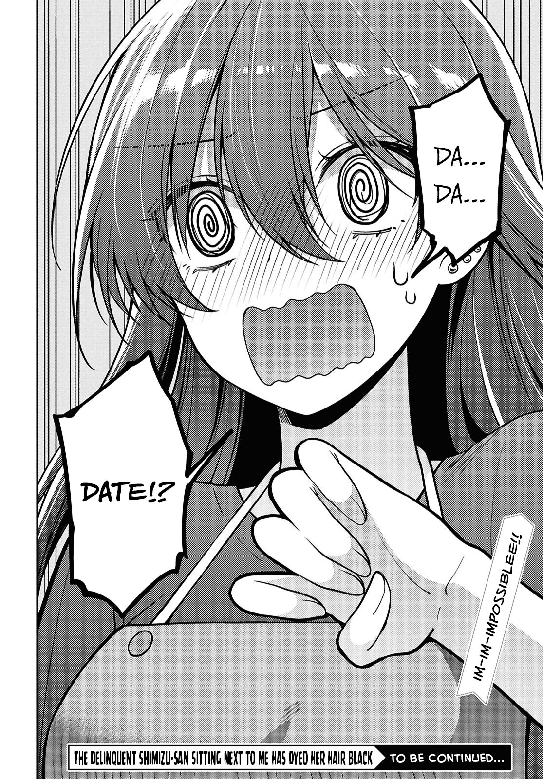 The Yankee Shimizu-san Sitting Next To Me Has Dyed Her Hair Black Chapter 4 - Page 30