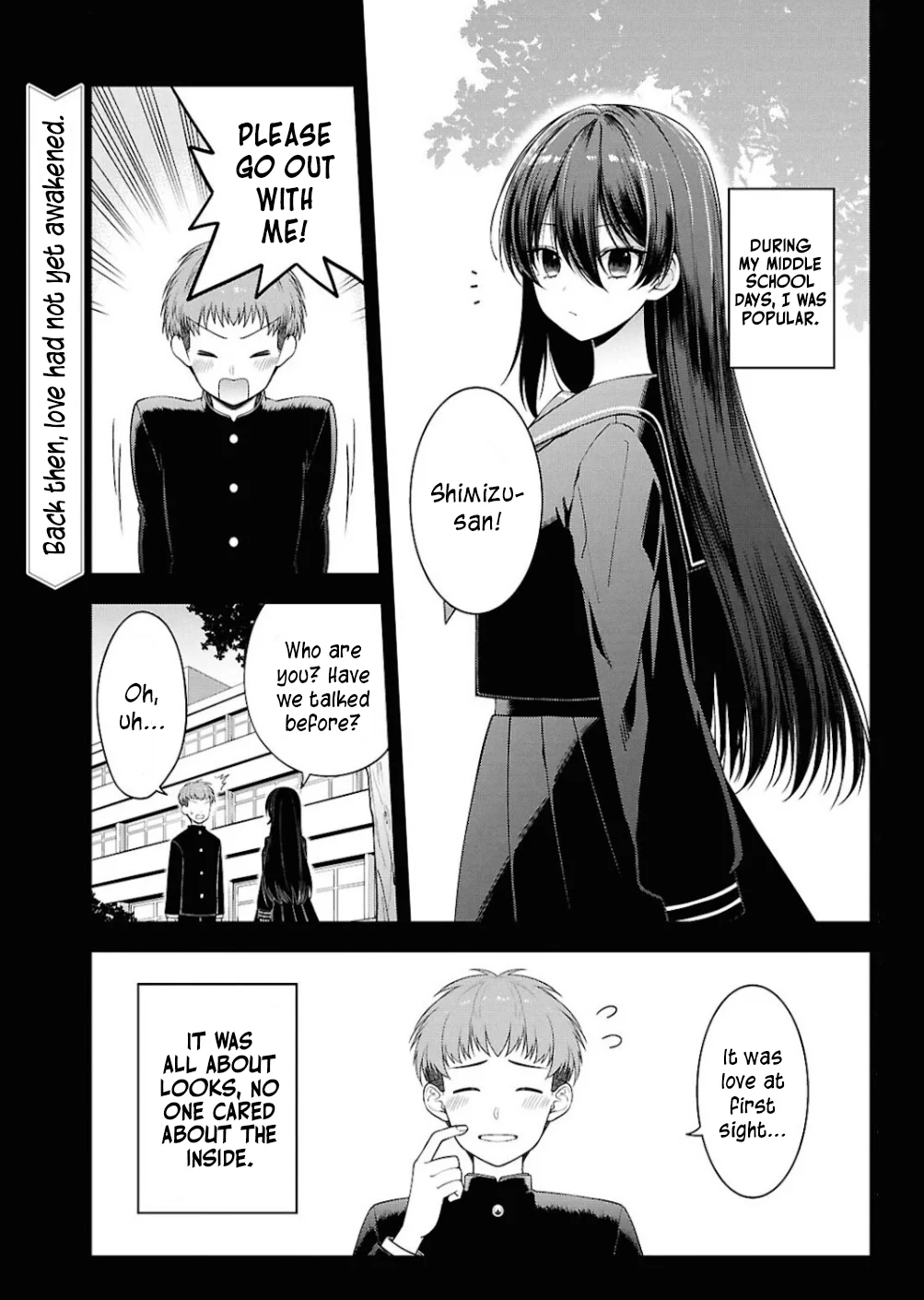 The Yankee Shimizu-san Sitting Next To Me Has Dyed Her Hair Black Chapter 5 - Page 1