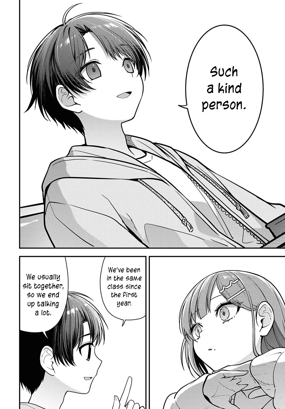 The Yankee Shimizu-san Sitting Next To Me Has Dyed Her Hair Black Chapter 5 - Page 22