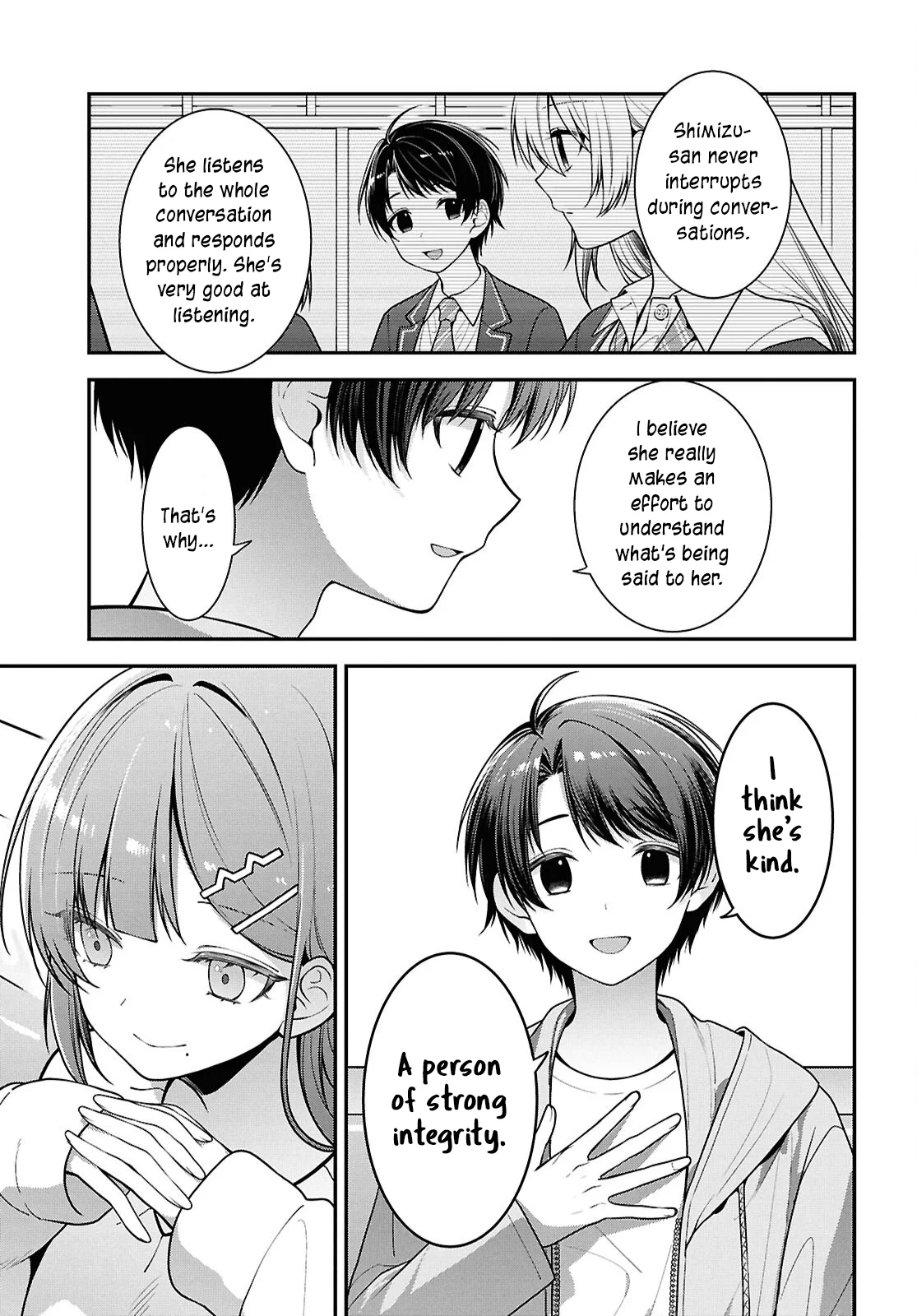The Yankee Shimizu-san Sitting Next To Me Has Dyed Her Hair Black Chapter 5 - Page 23