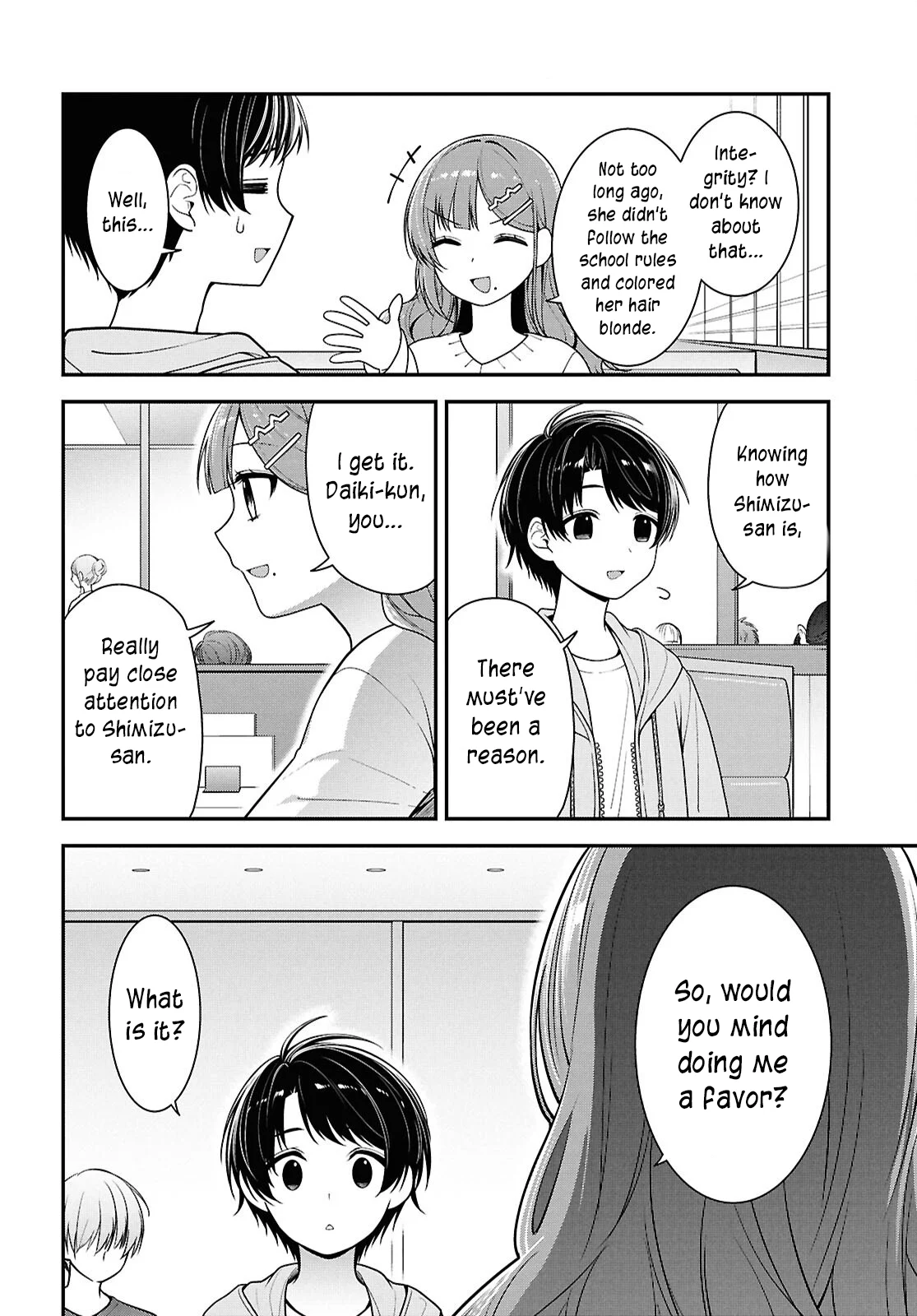 The Yankee Shimizu-san Sitting Next To Me Has Dyed Her Hair Black Chapter 5 - Page 24