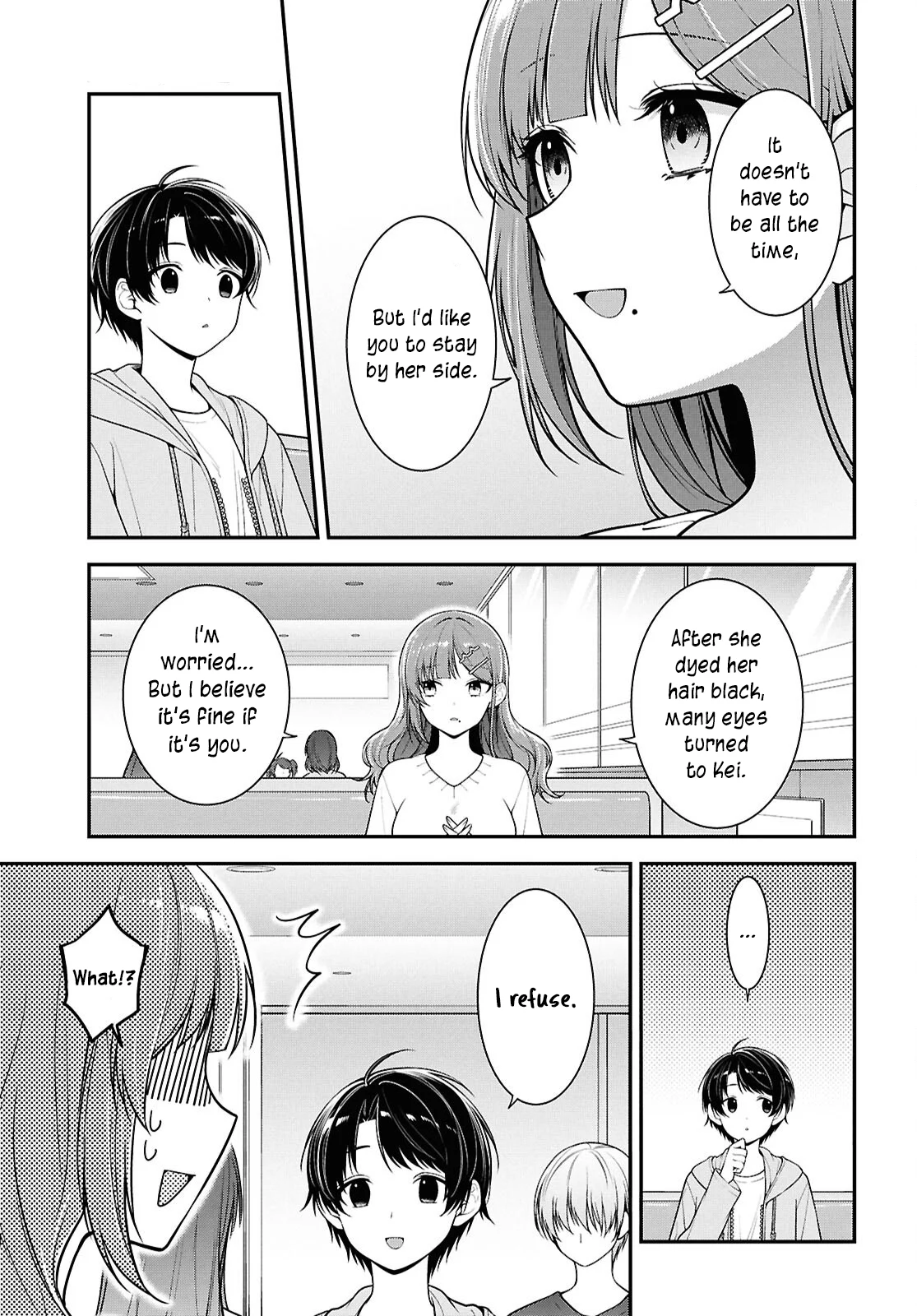 The Yankee Shimizu-san Sitting Next To Me Has Dyed Her Hair Black Chapter 5 - Page 25