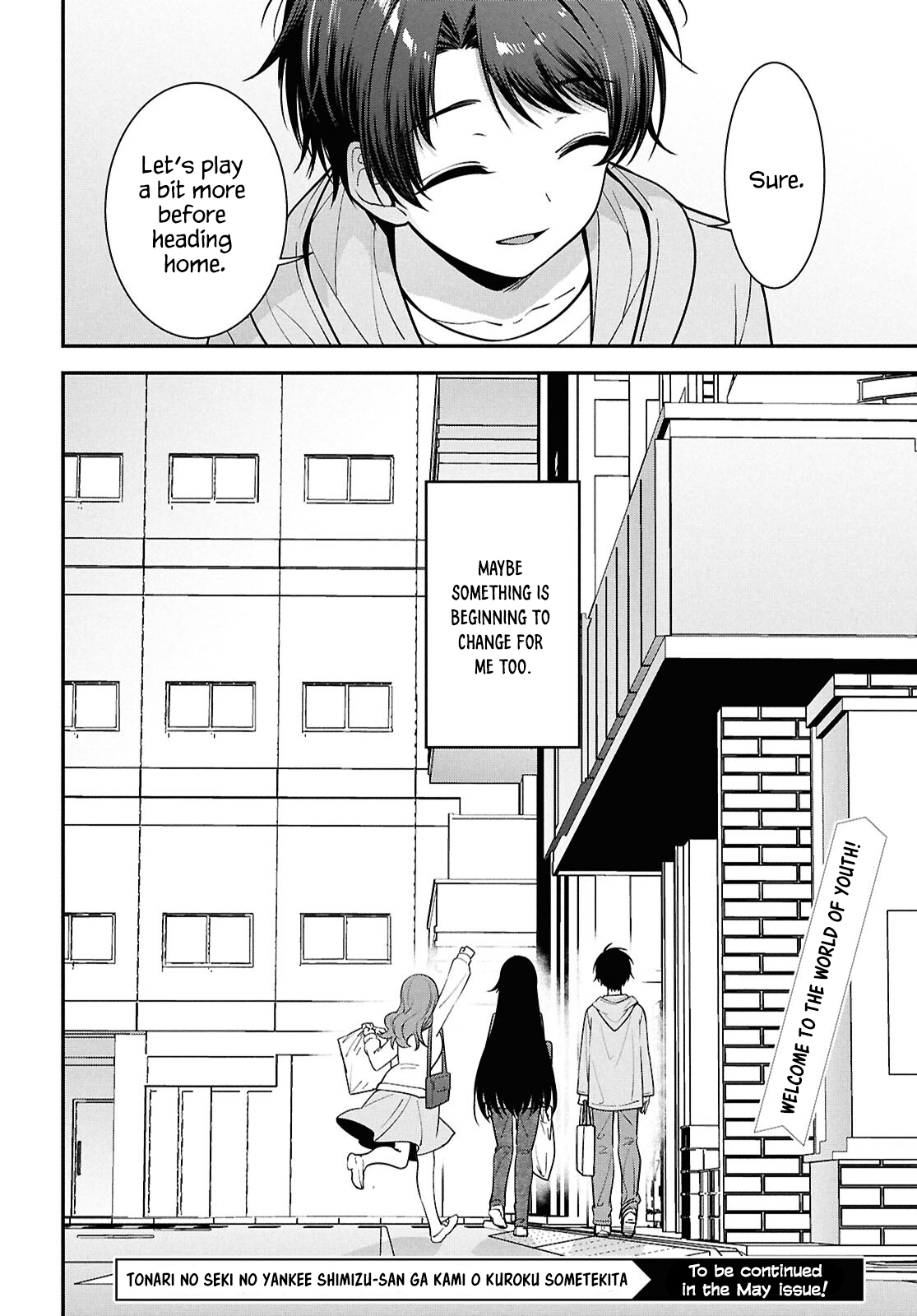 The Yankee Shimizu-san Sitting Next To Me Has Dyed Her Hair Black Chapter 6 - Page 28