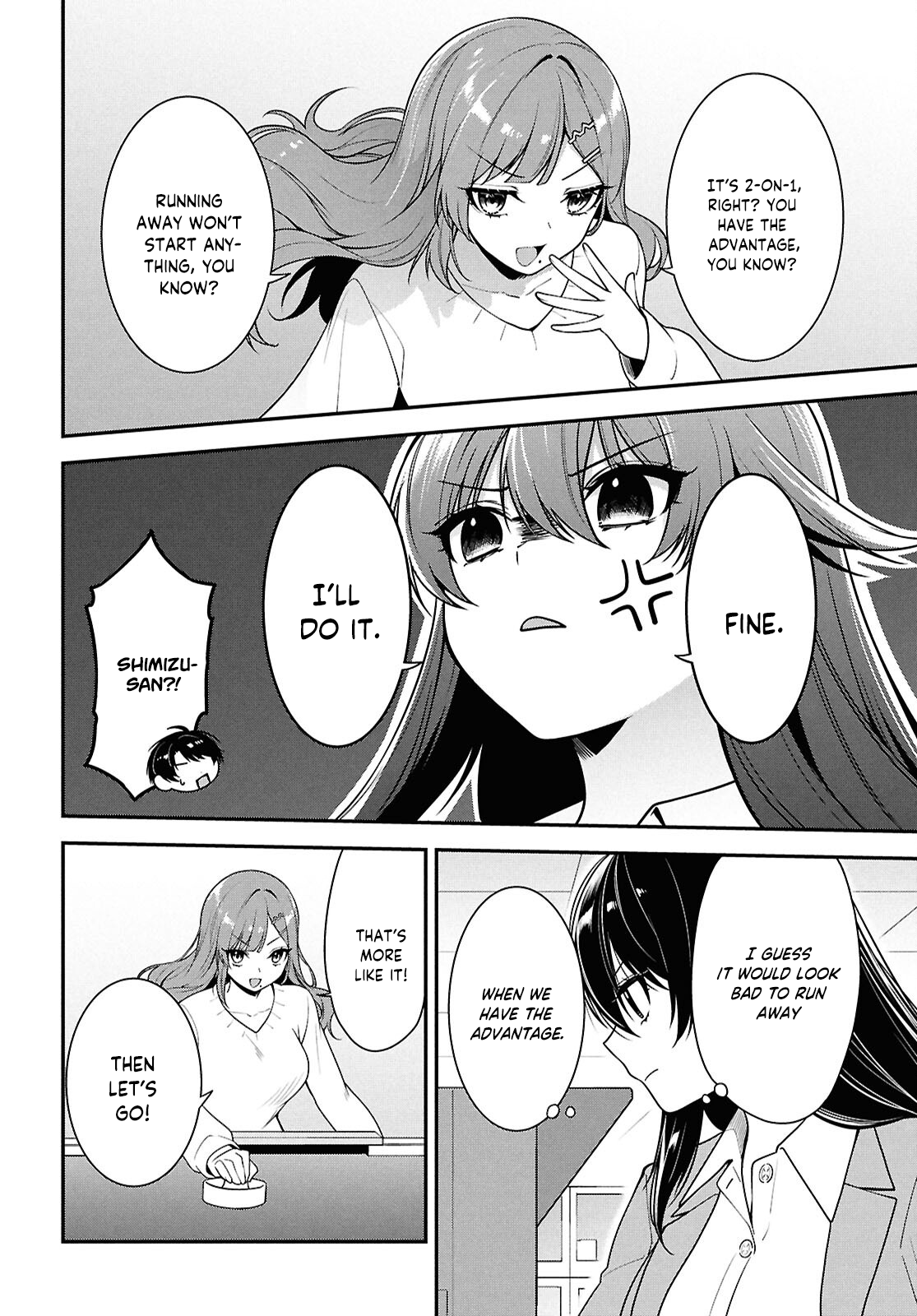 The Yankee Shimizu-san Sitting Next To Me Has Dyed Her Hair Black Chapter 7 - Page 13