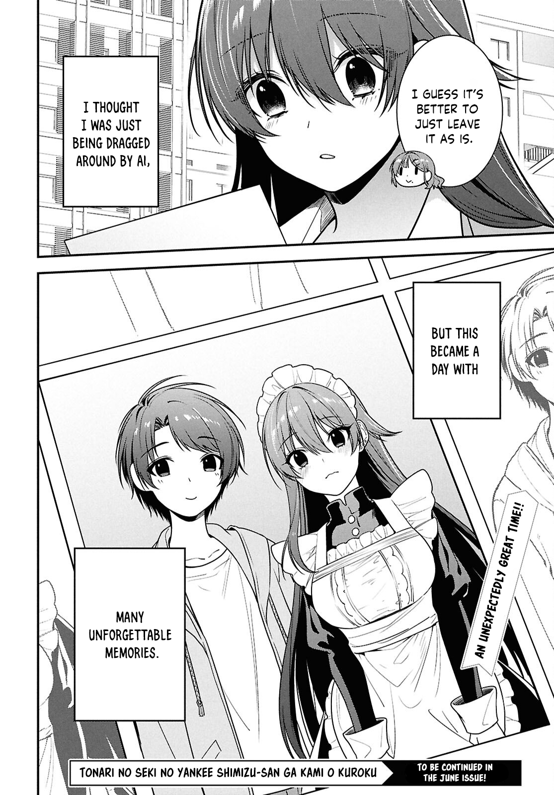 The Yankee Shimizu-san Sitting Next To Me Has Dyed Her Hair Black Chapter 7 - Page 34