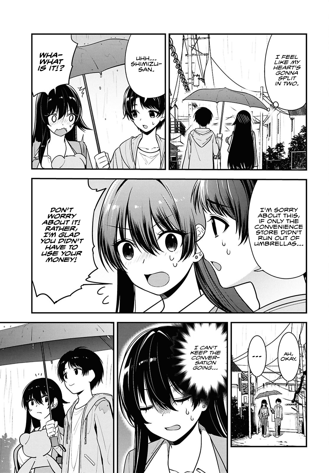 The Yankee Shimizu-san Sitting Next To Me Has Dyed Her Hair Black Chapter 8.1 - Page 14