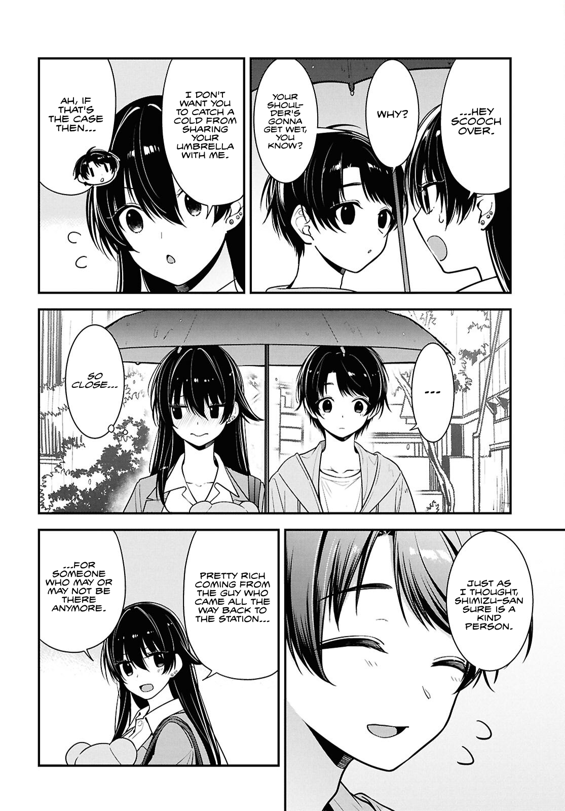 The Yankee Shimizu-san Sitting Next To Me Has Dyed Her Hair Black Chapter 8.1 - Page 15